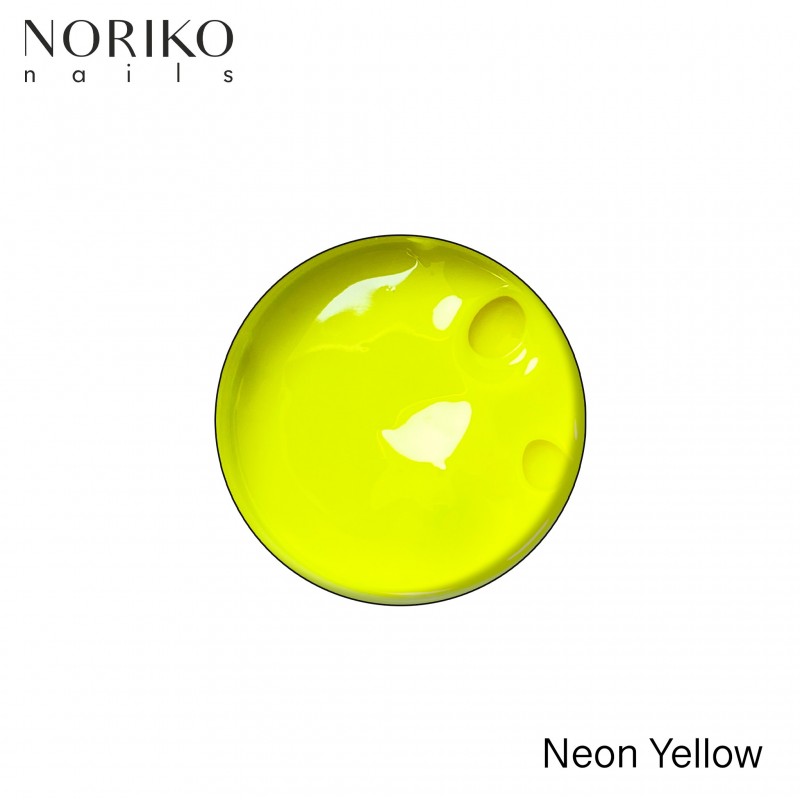 Neon Yellow Paint Gel Noriko Nails