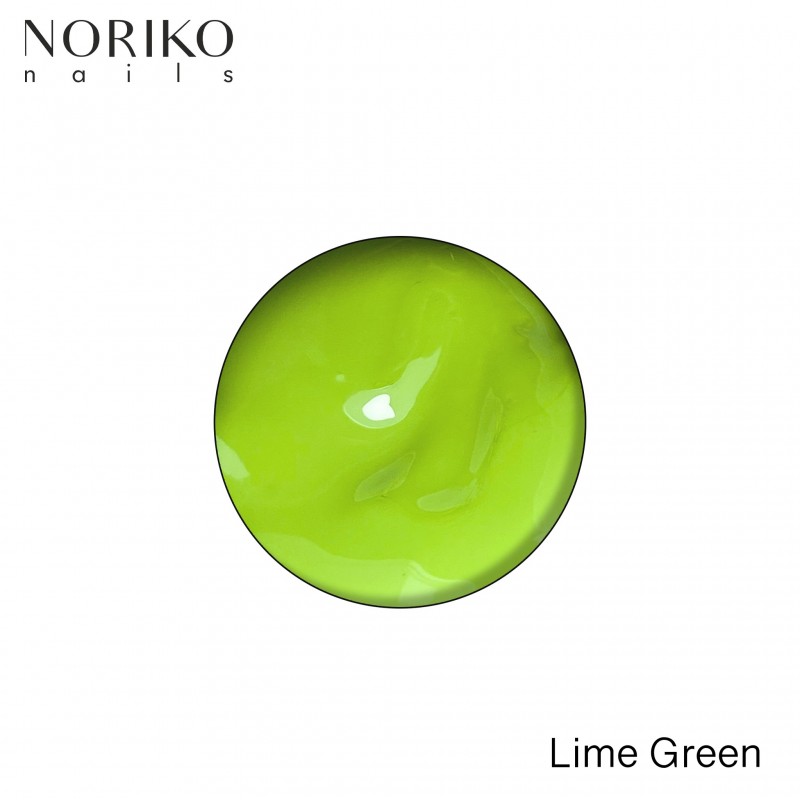 Lime Green Paint Gel Noriko Nails