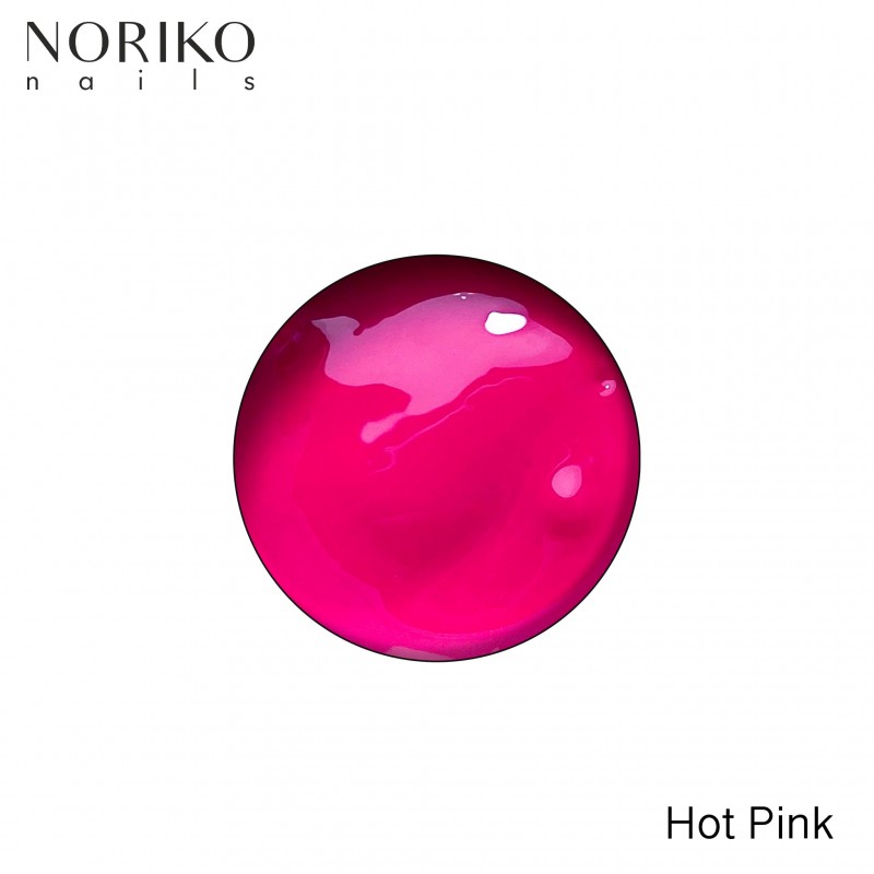 Hot Pink Paint Gel Noriko Nails
