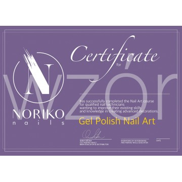 Certyfikat Gel Polish Nail Art