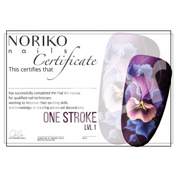 Certyfikat One Stroke 1 poziom
