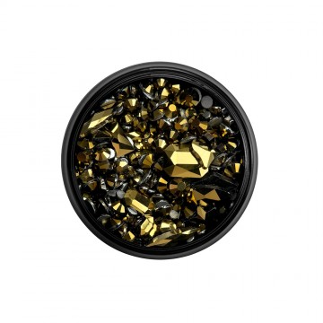 Crystal Gold Rhinestone