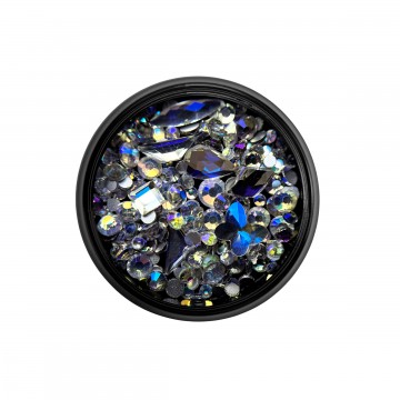 Silver Rain Rhinestone